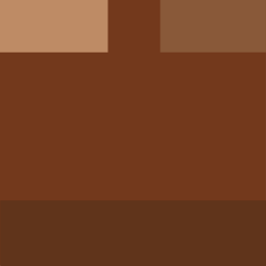 block with a variety of brown color shades caramel colors